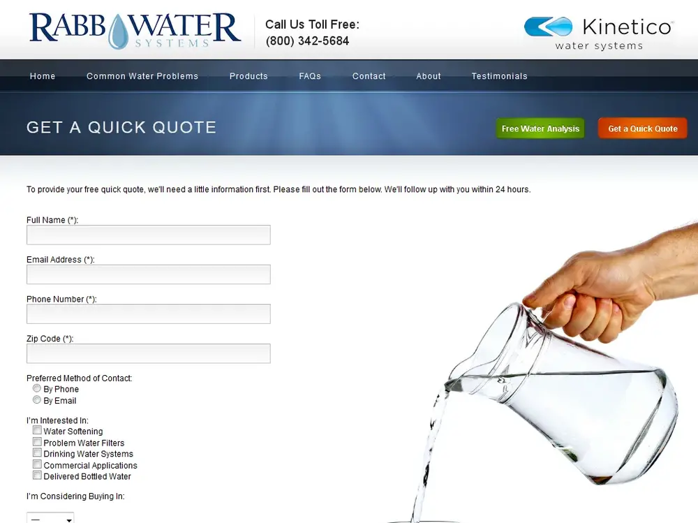 A web hosting project Columbus Website Design built for a local business