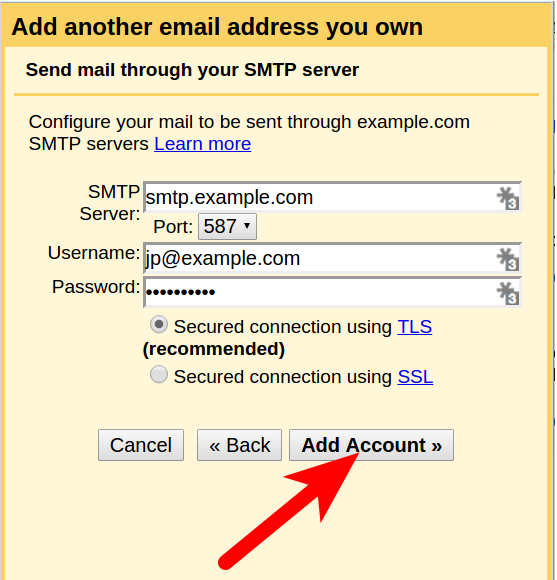 Gmail Settings Account POP